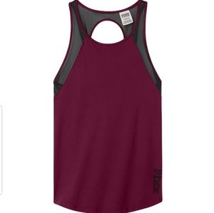 Flash Sale! VS PINK OPEN BACK MESH TANK